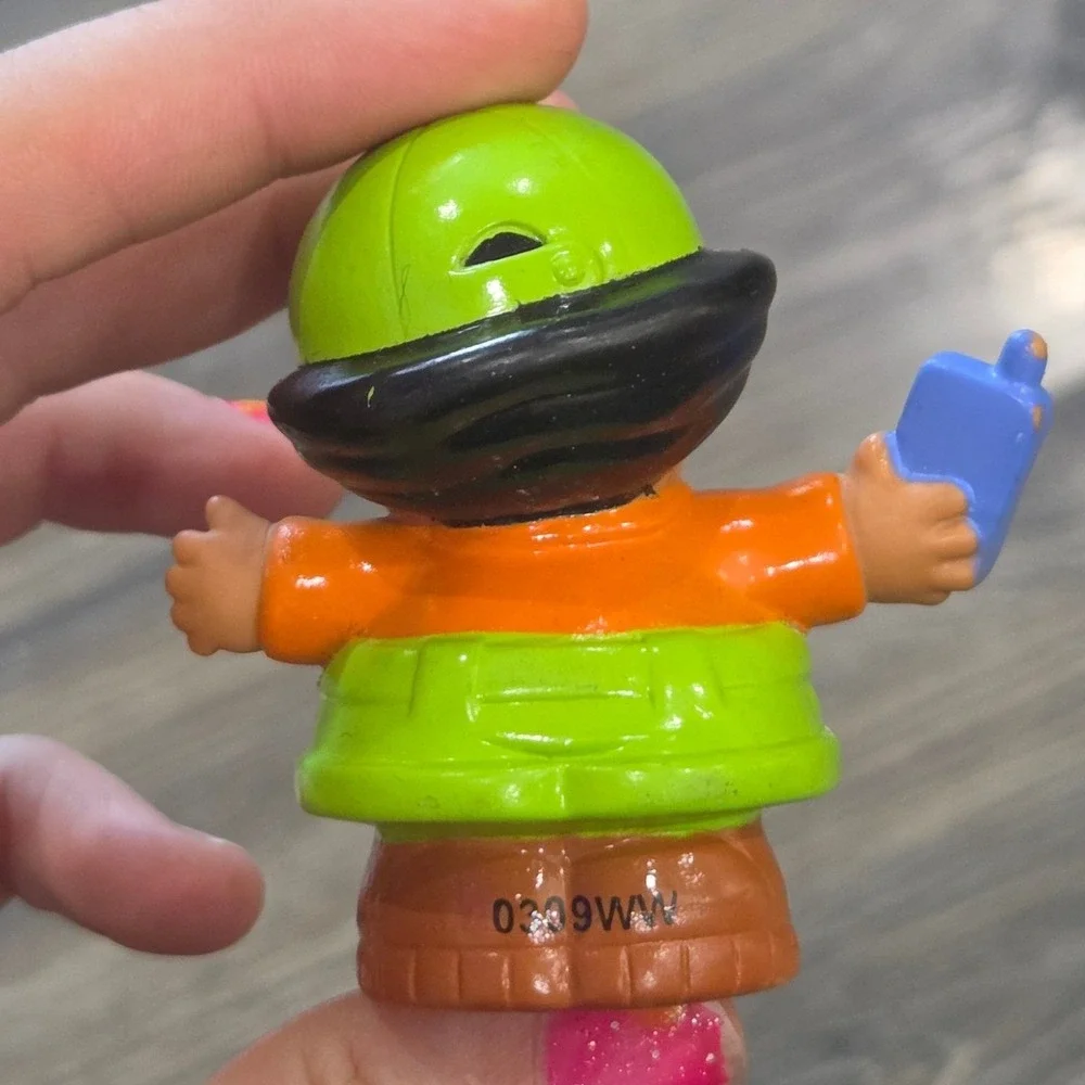 Fisher-Price Little People Zoo Keeper Figure 2001 Mattel Collectible Vintage